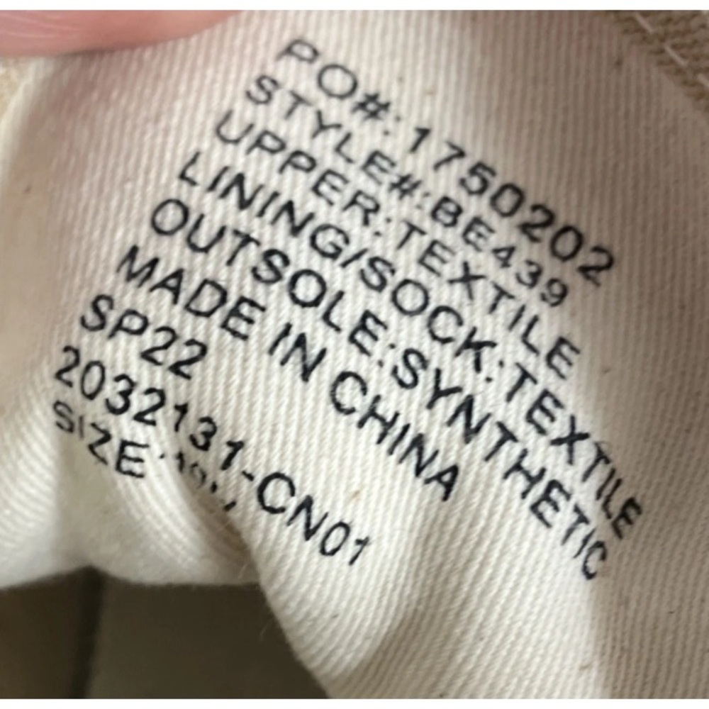 J.CREW Classic High-Top Sneakers Desert Sand Canvas Lace Up Casual Women's 10 - Picture 7 of 7